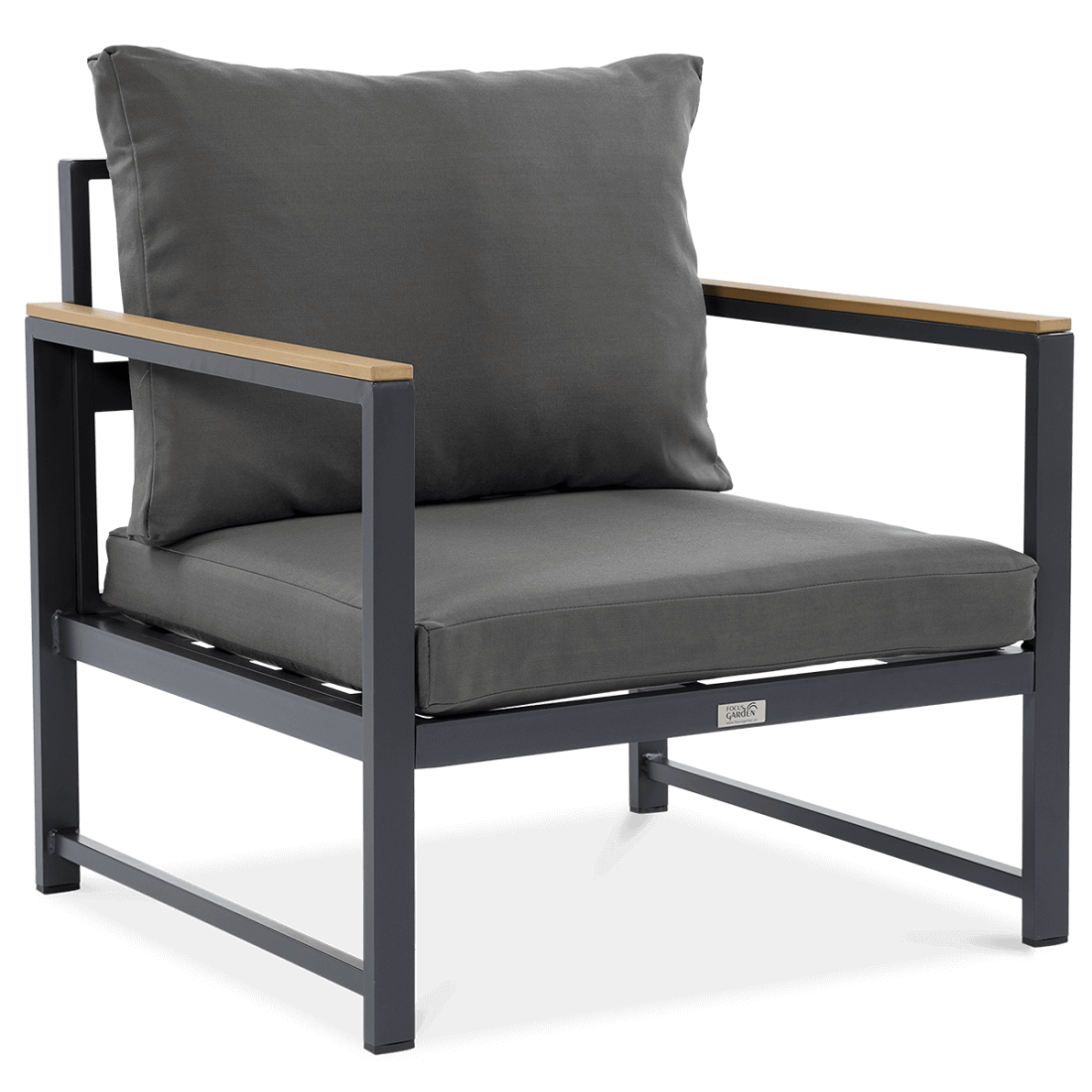 Narożnik do ogrodu Orlando - Fotel Dark Grey