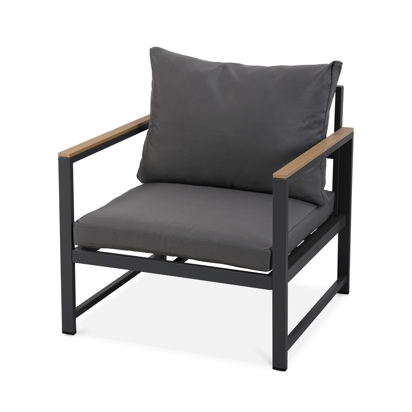 Narożnik do ogrodu Orlando - Fotel Dark Grey