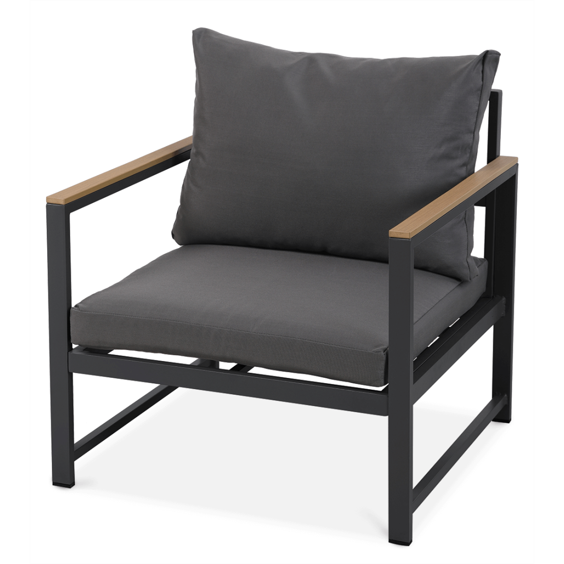 Narożnik do ogrodu Orlando - Fotel Dark Grey