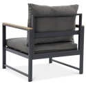 Narożnik do ogrodu Orlando - Fotel Dark Grey