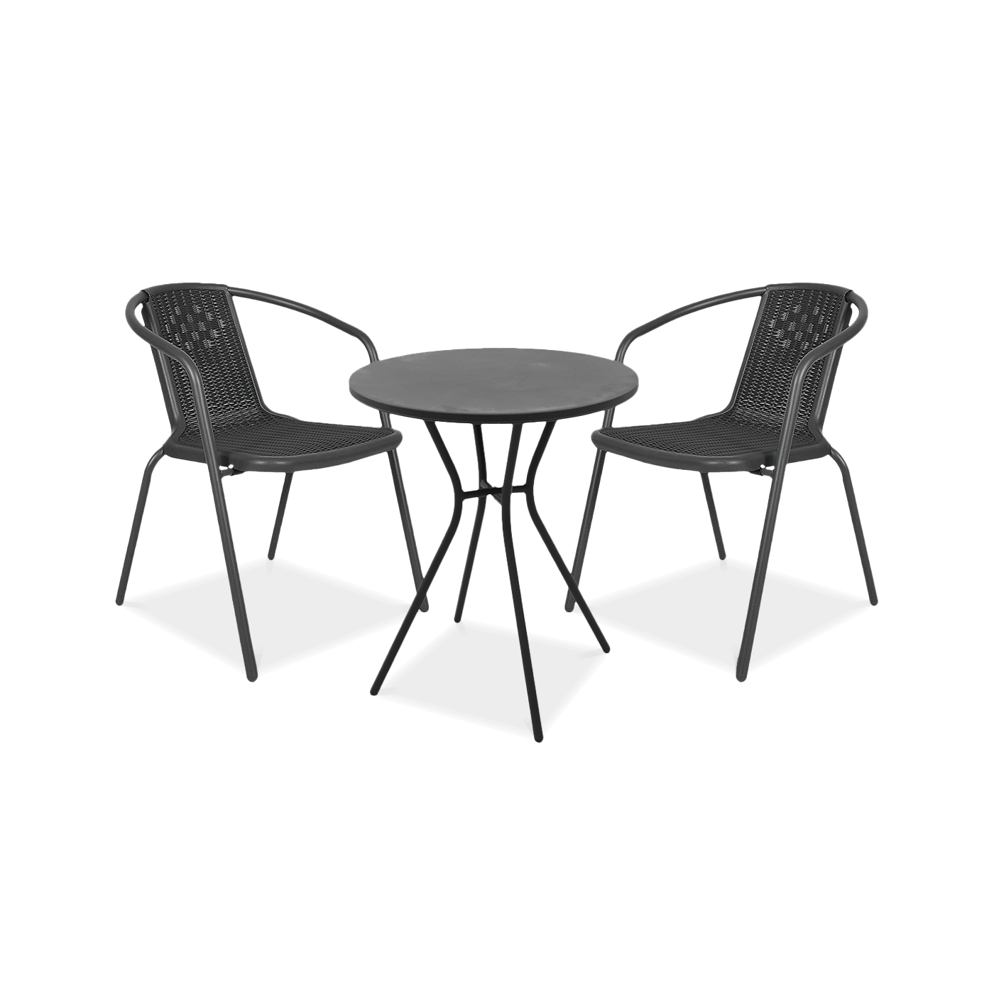 Zestaw Małych Mebli Balkonowych Simple 21 Graphite