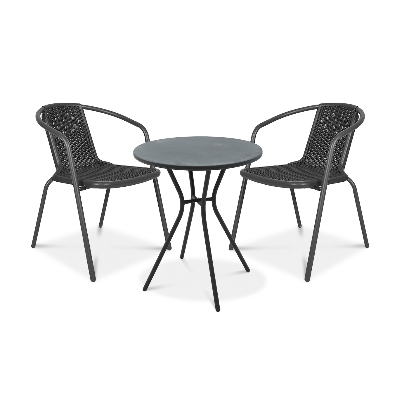 Zestaw Małych Mebli Balkonowych Simple 21 Graphite