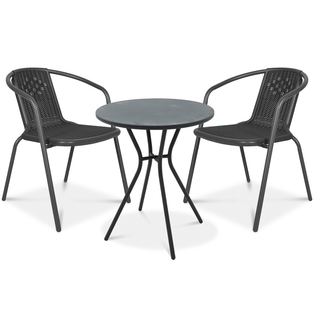 Zestaw Małych Mebli Balkonowych Simple 21 Graphite