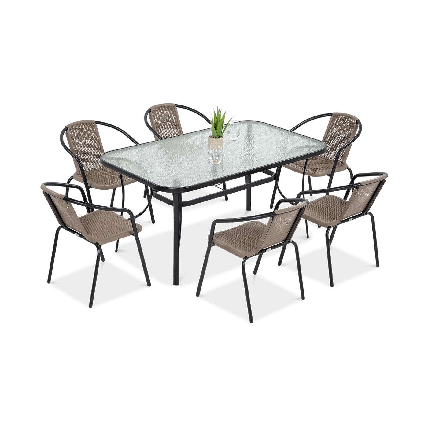 Zestaw ogrodowy Simple 1506 - Kolor Cappuccino