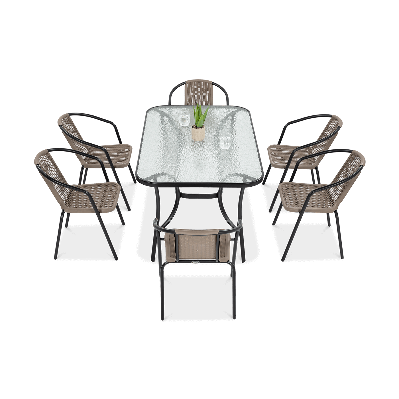 Zestaw ogrodowy Simple 1506 - Kolor Cappuccino