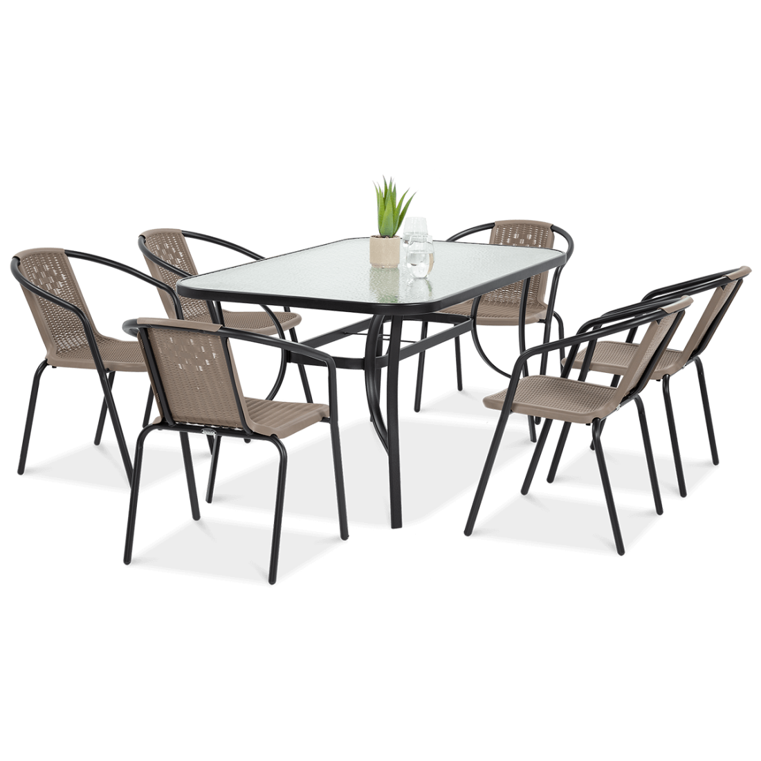 Zestaw ogrodowy Simple 1506 - Kolor Cappuccino