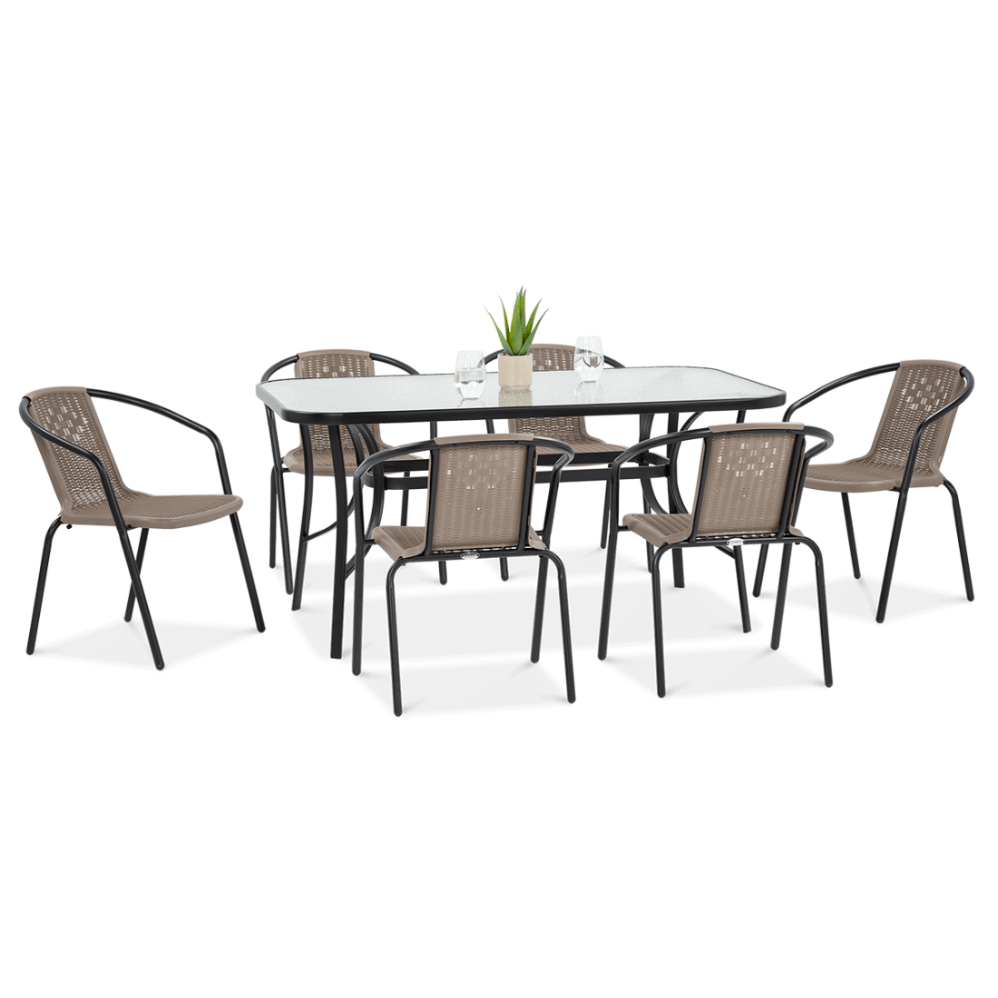 Zestaw ogrodowy Simple 1506 - Kolor Cappuccino