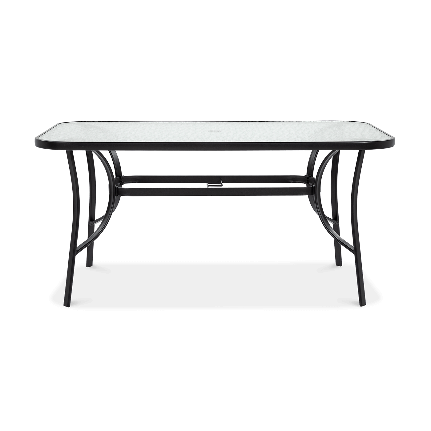 bok stołu jadalnianego z hartowaną szybą