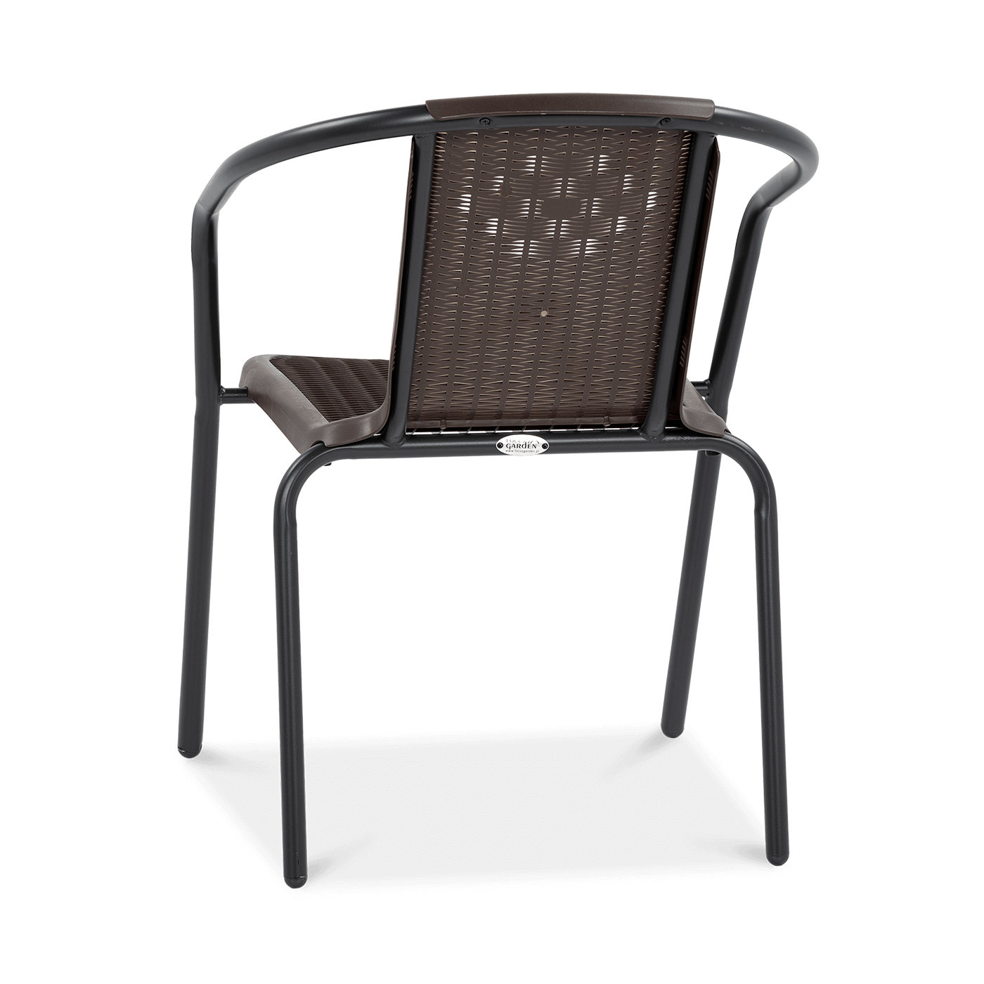 tył brązowego krzesła simple