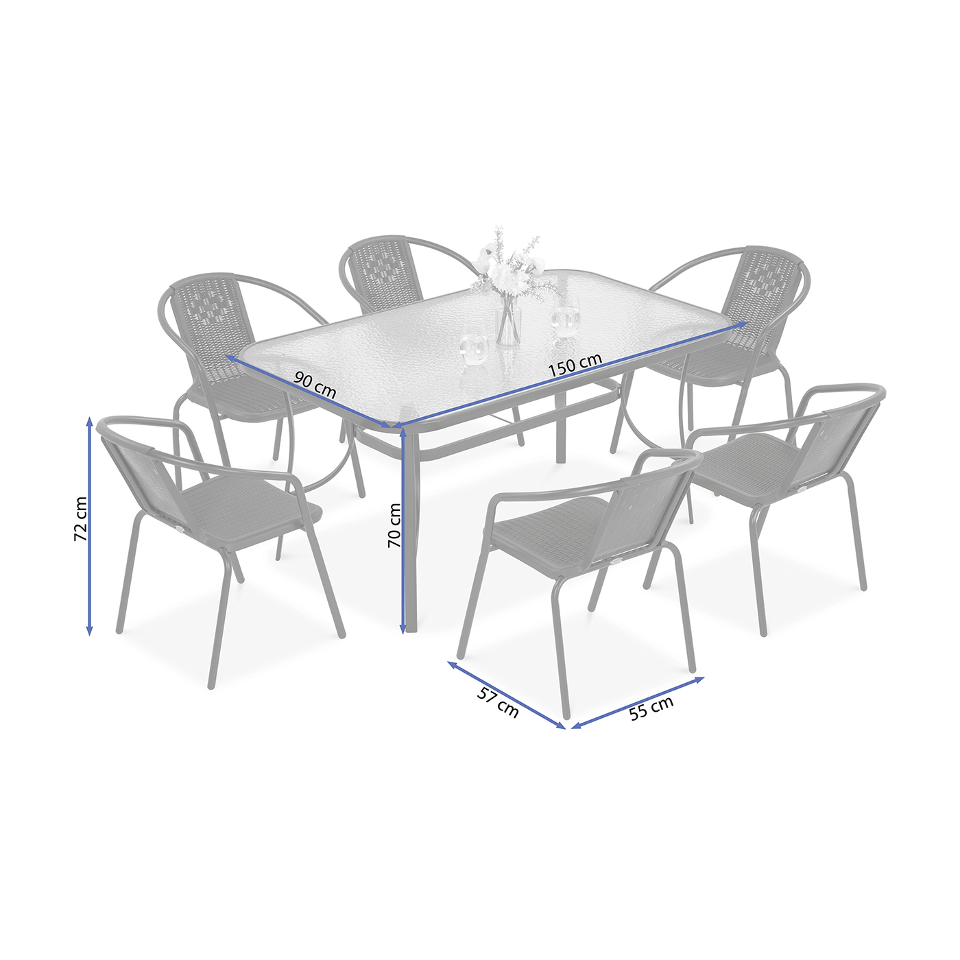 SIMPLE 150/6 ZESTAW GRAPHITE