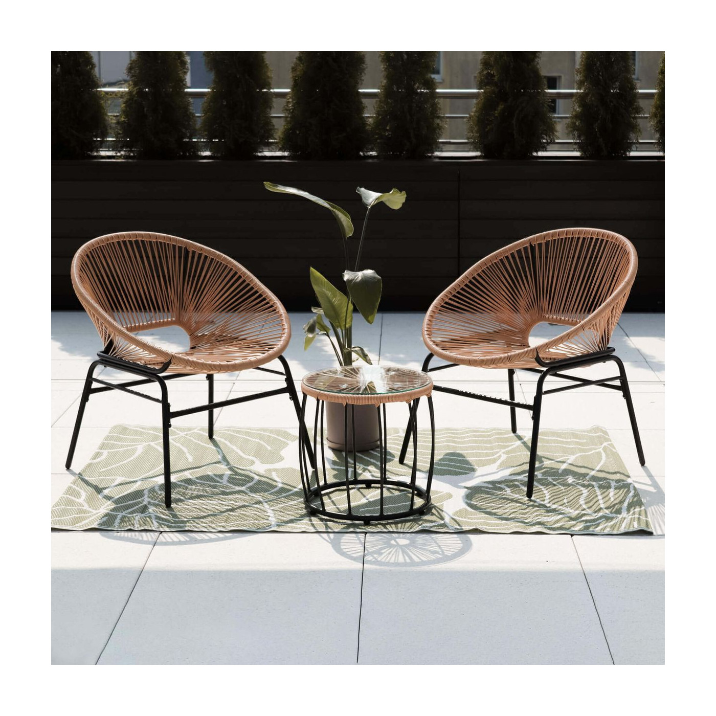 Zestaw mebli ogrodowych Maya Beige