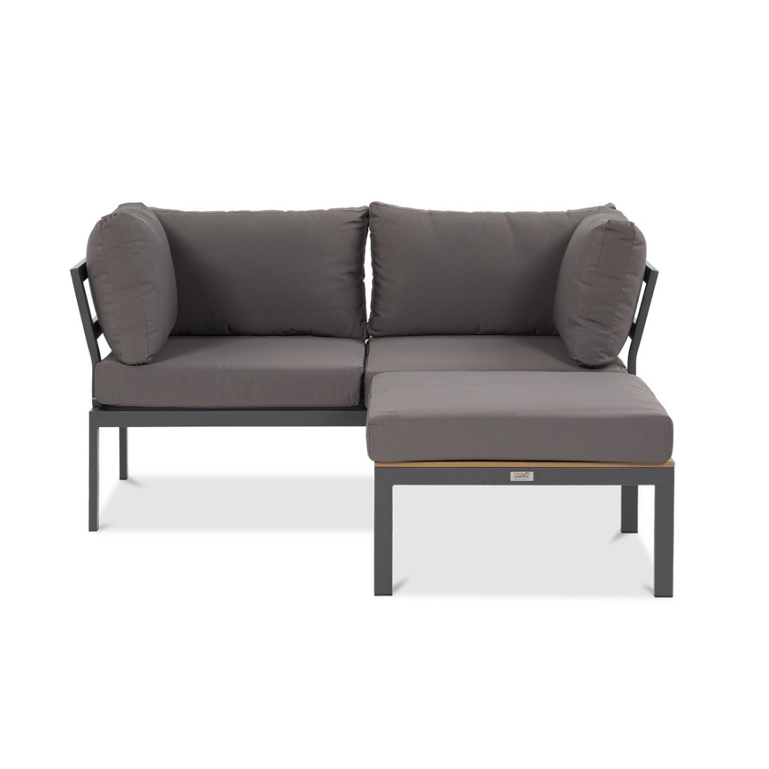 przód konfigurowalnego zestawu java ciemno szary jako jeden narożnik