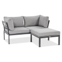 zestaw java light grey w ogrodzie jako sofa i stolik kawowy