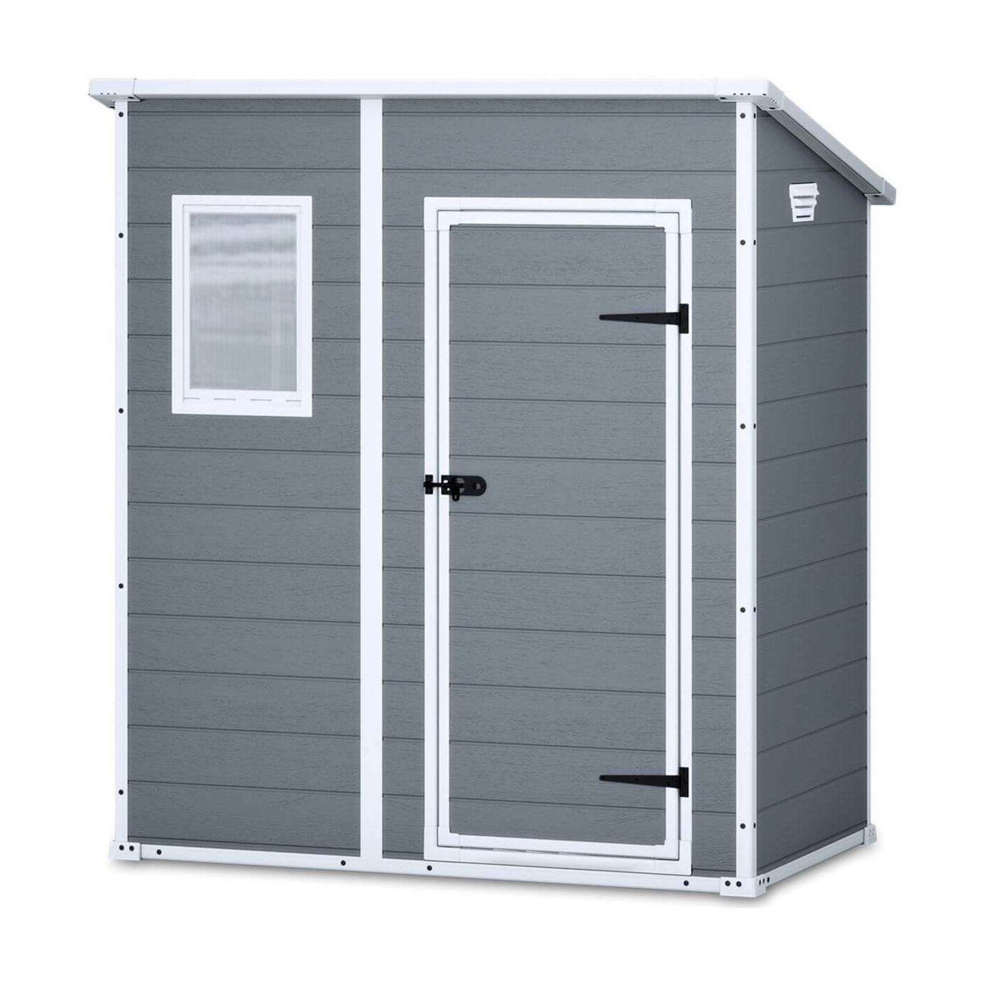 Domek ogrodowy Manor Pent 6x4, 183,5x111cm, Keter, praktyczne okno