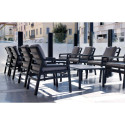 Fotel ogrodowy Nardi Aria Antracite Acrylic Grigio