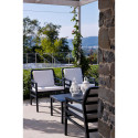 Fotel ogrodowy Nardi Aria Antracite Acrylic Grigio