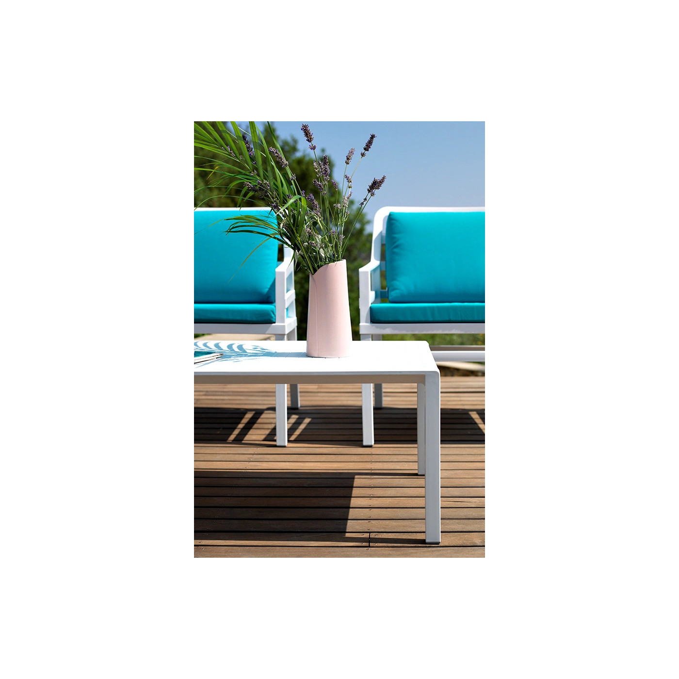 Fotel ogrodowy Nardi Aria Antracite Acrylic Grigio