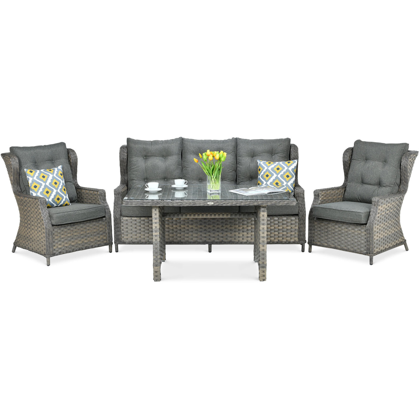 TRIVENTO III DINING SET MELANGE