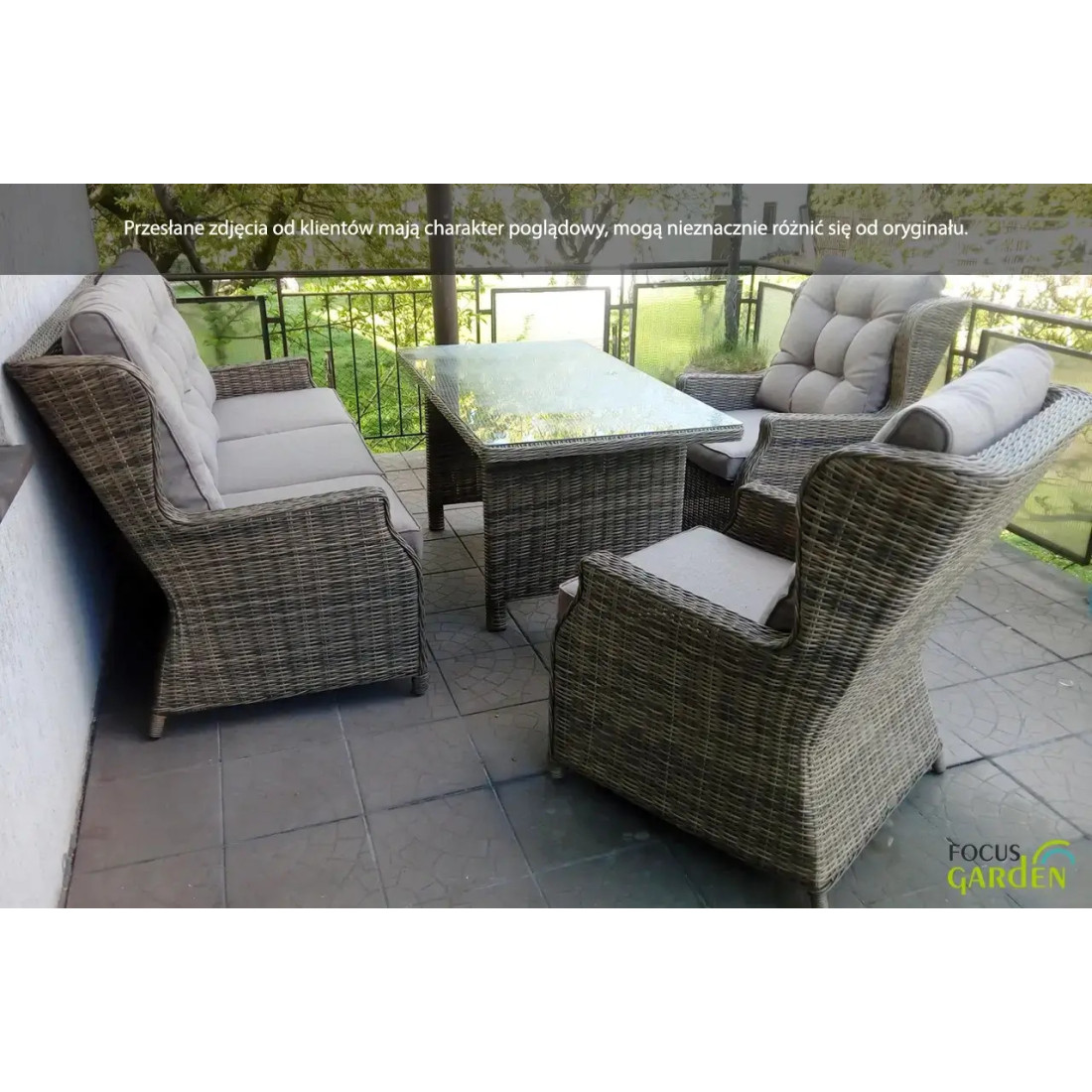 TRIVENTO III DINING ZESTAW MELANGE