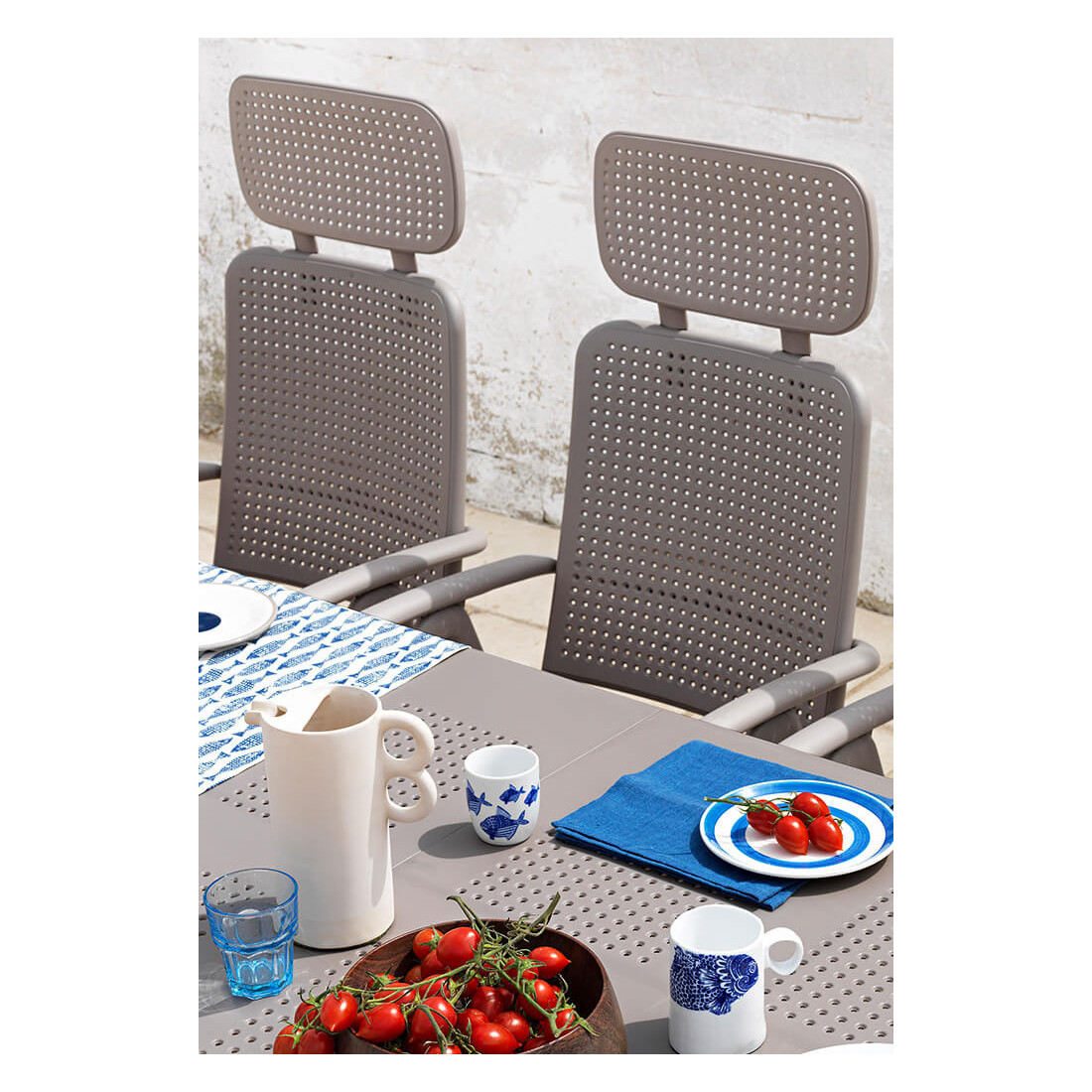 LIBECCIO 160-210 WHITE WHITE TABLE