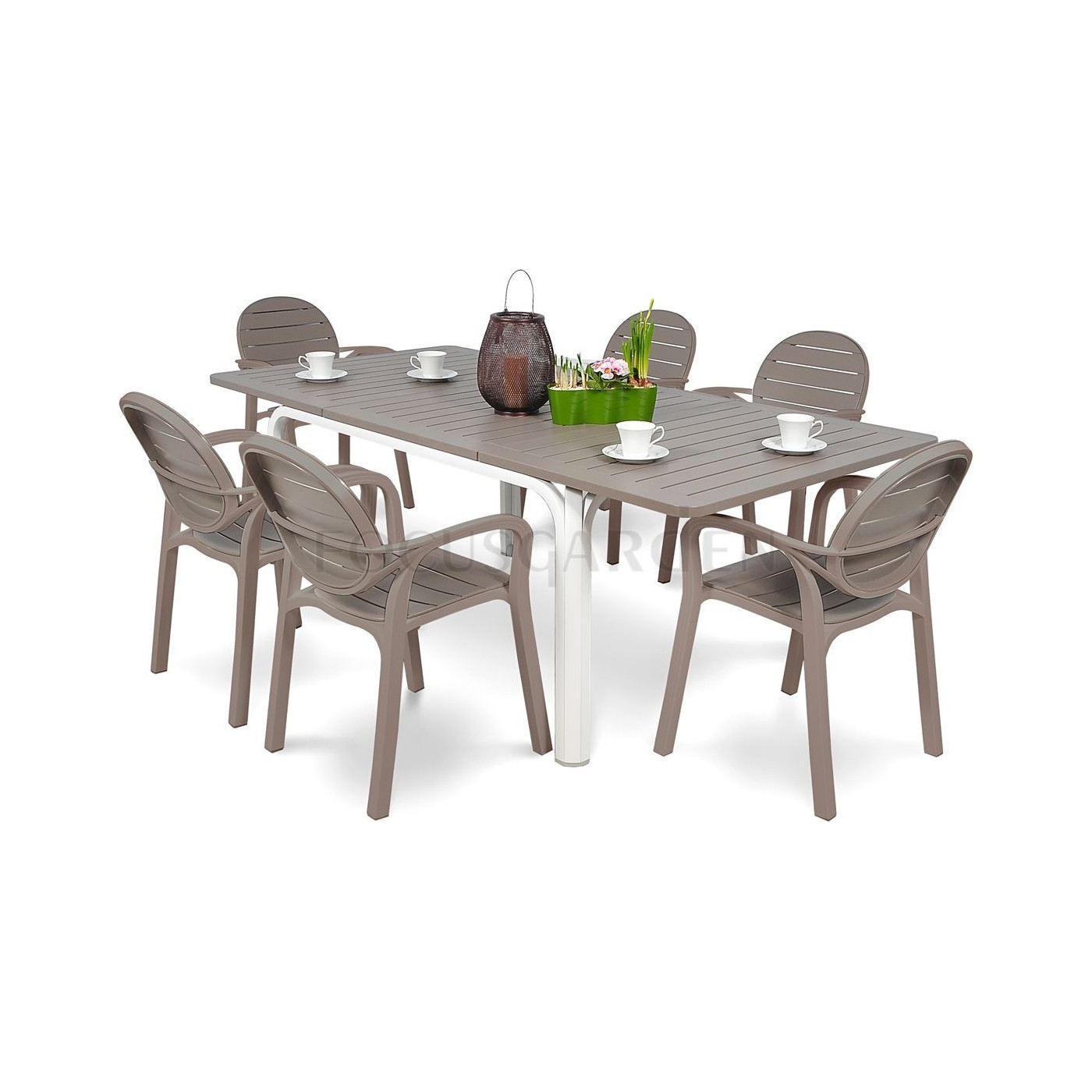 Zestaw ogrodowy Nardi PalmaAlloro 6140 - Kolor Tortora