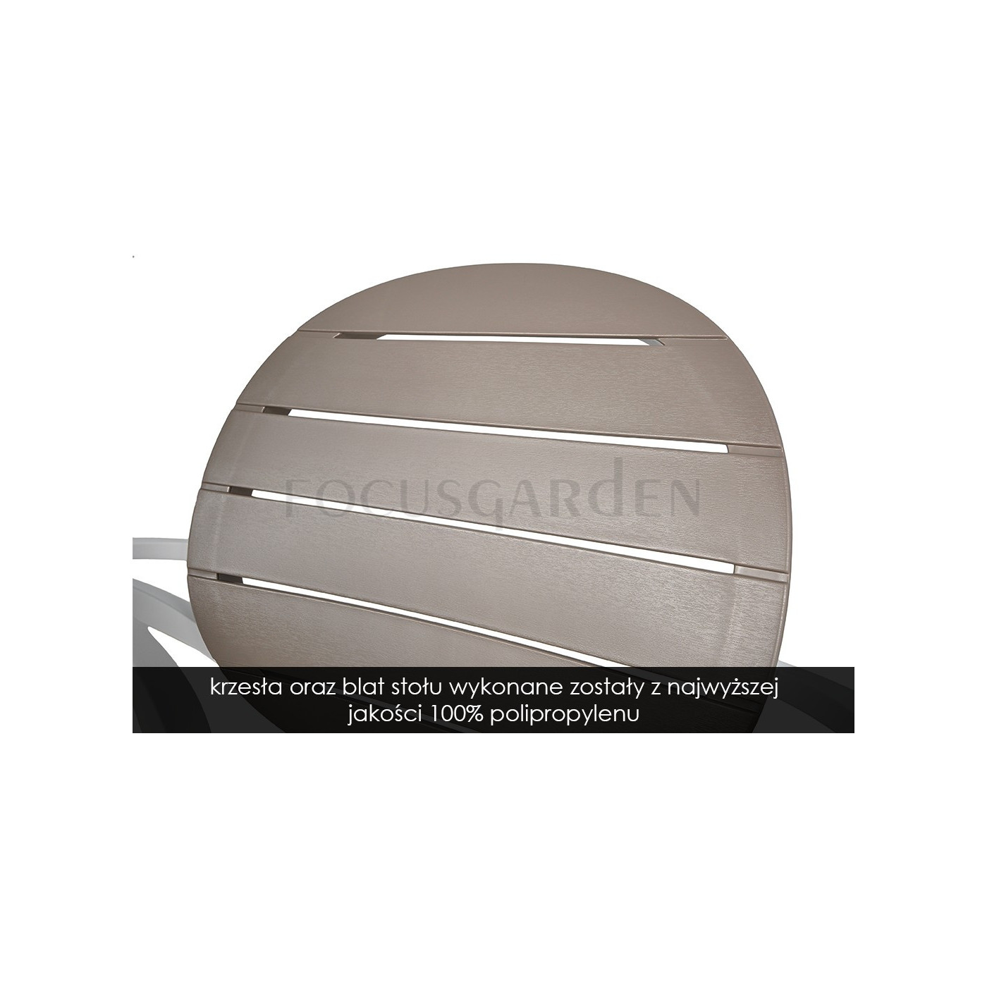 Zestaw ogrodowy Nardi PalmaAlloro 6140 - Kolor Tortora