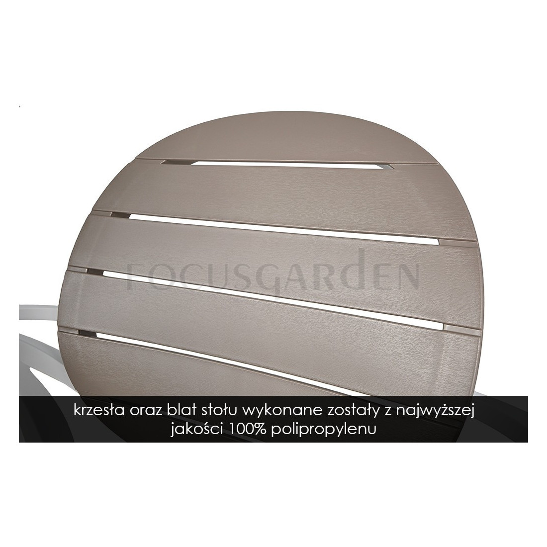 Zestaw ogrodowy Nardi PalmaAlloro 6140 - Kolor Tortora