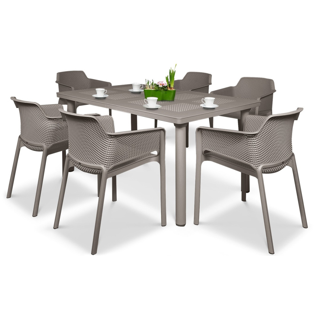 NET/LIBECCIO 6+1 TORTORA SET