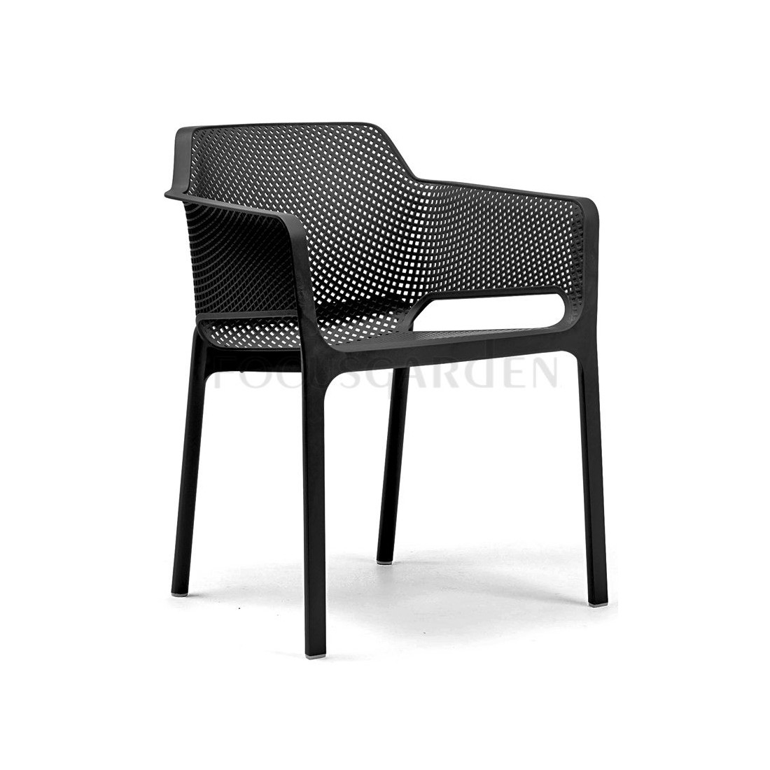 NET/LIBECCIO 6+1 ANTHRACITE SET