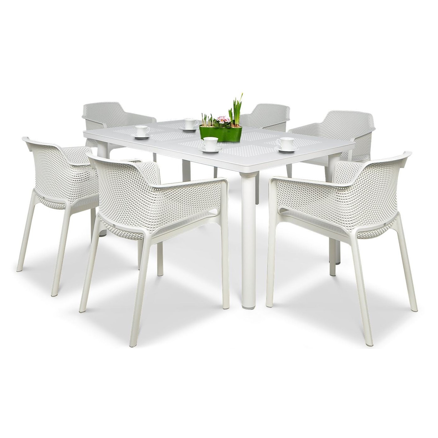 NET/LIBECCIO 6+1 BIANCO SET