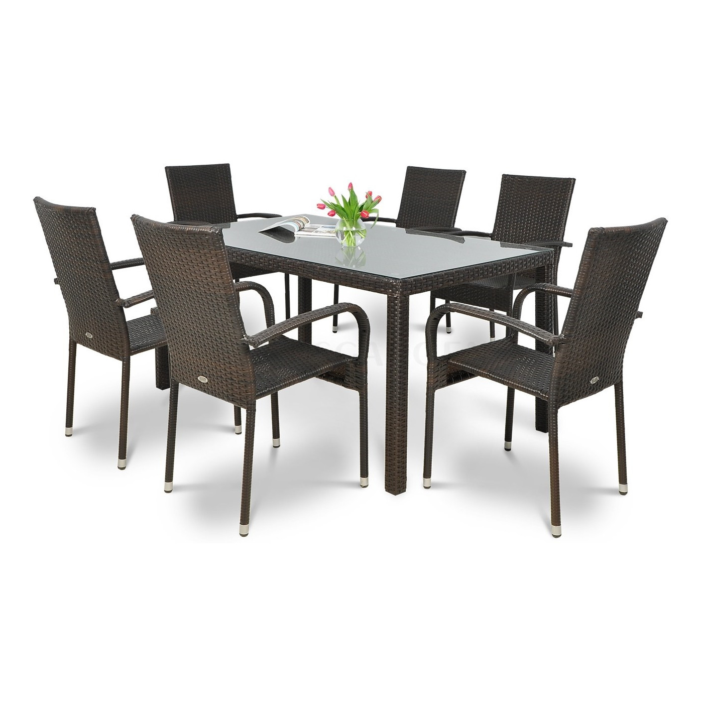 FIESTA/VENICE 6+1 BROWN SET