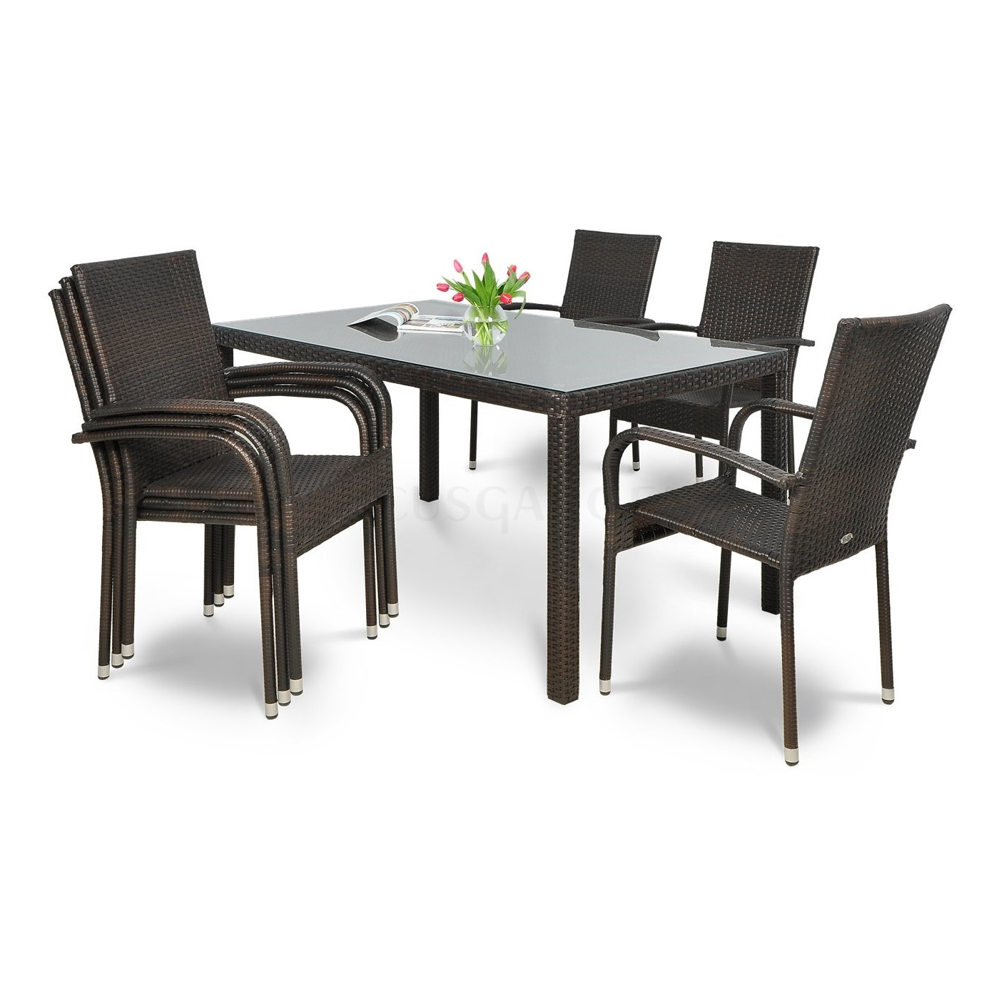 FIESTA/VENICE 6+1 BROWN SET