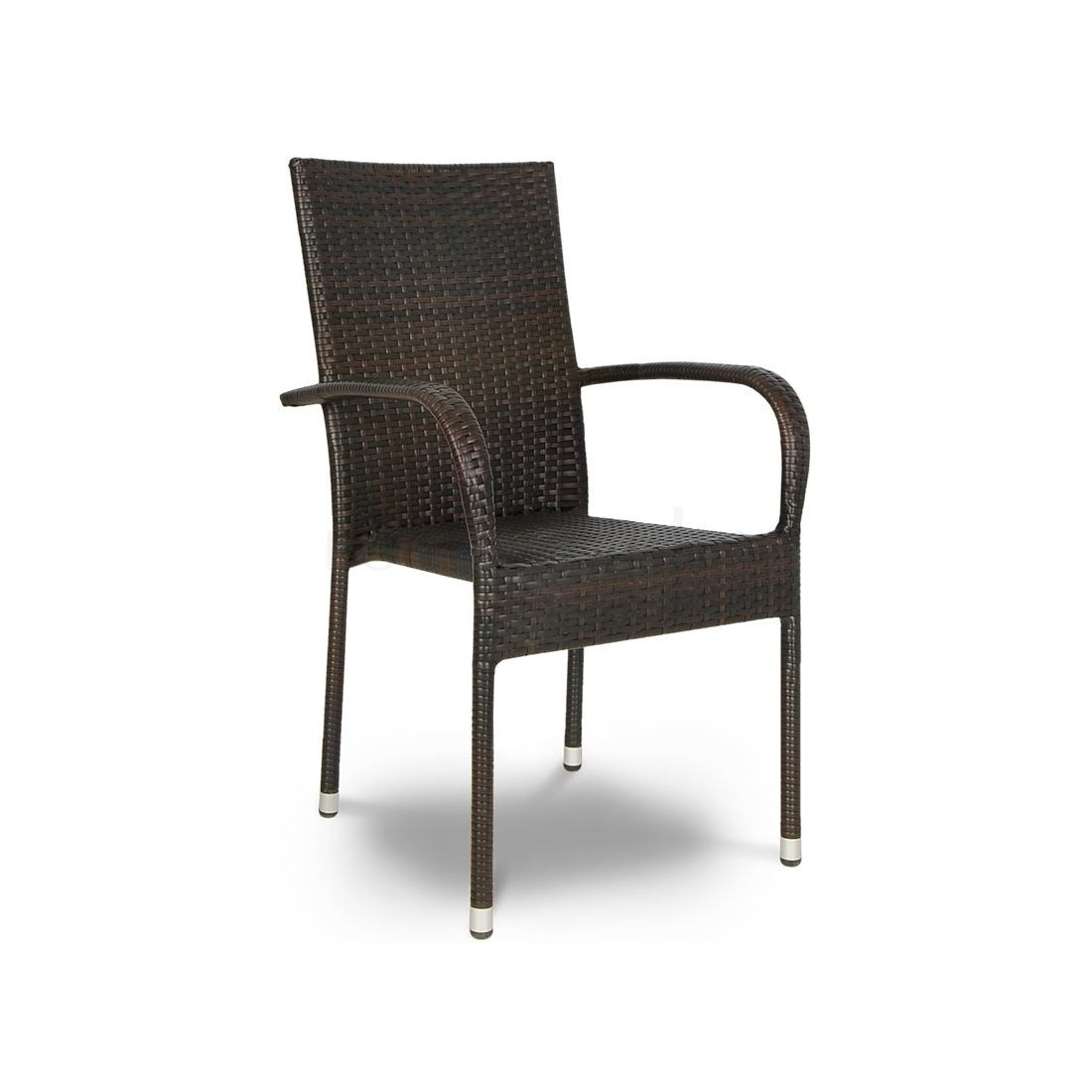 Zestaw mebli ogrodowych technorattanowych Fiesta/Venecja 6+1 brązowy