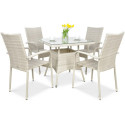 LUGO 80 TABLE WHITE