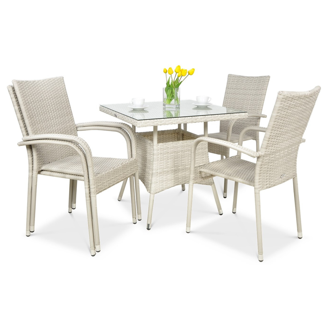 LUGO 80 TABLE WHITE
