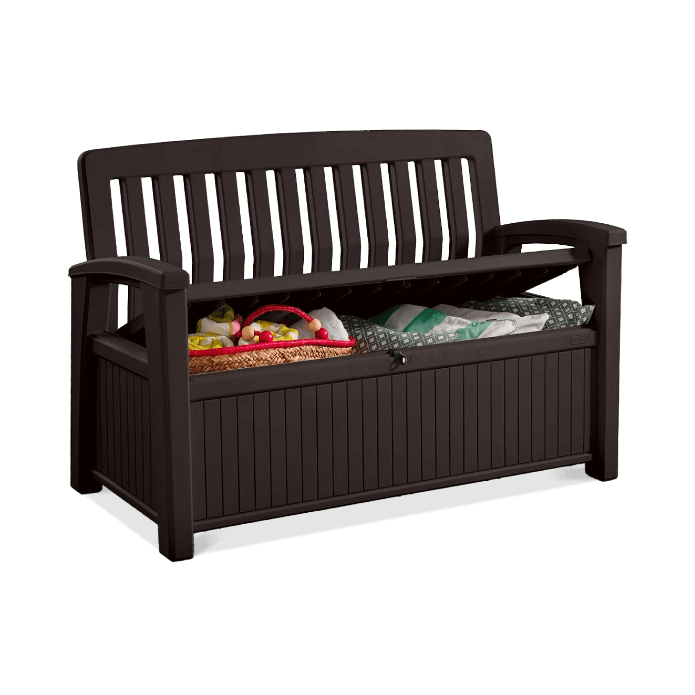 PATIO BENCH ŁAWKA/SKRZYNIA BROWN