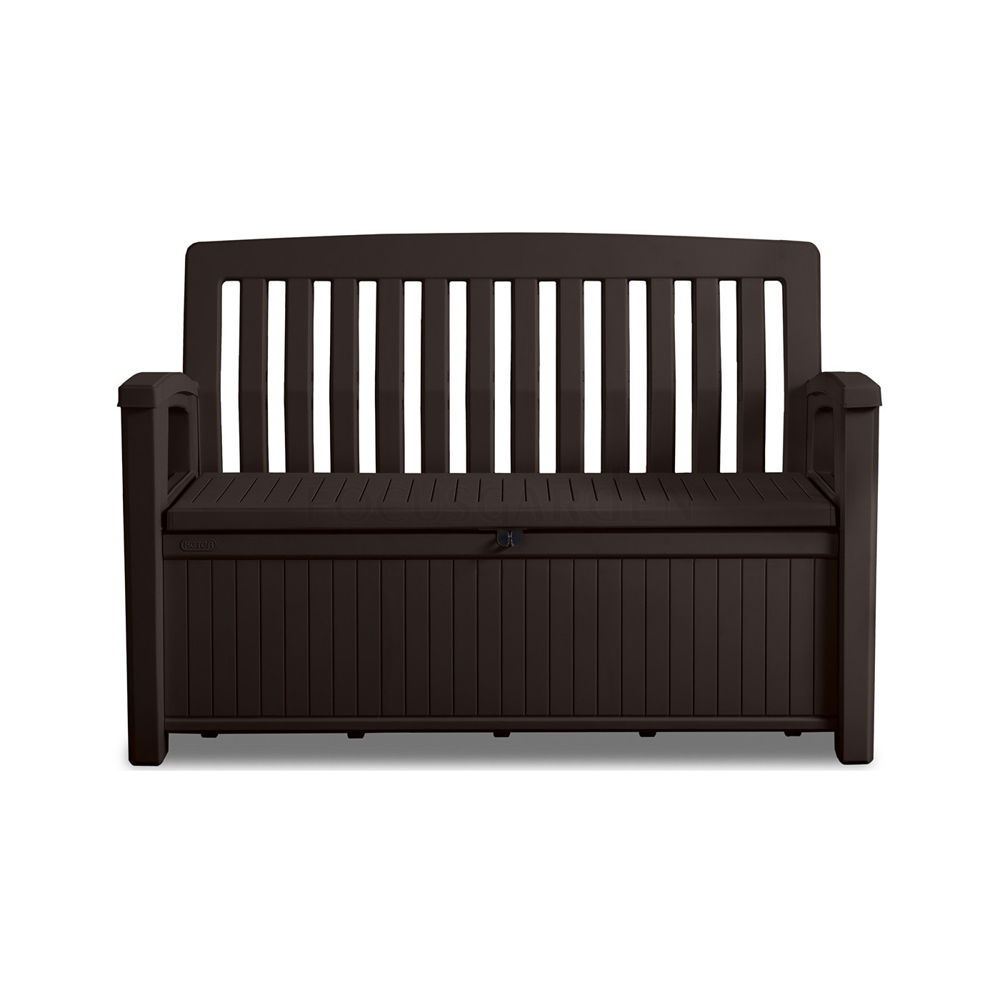 PATIO BENCH BENCH/BOX BROWN