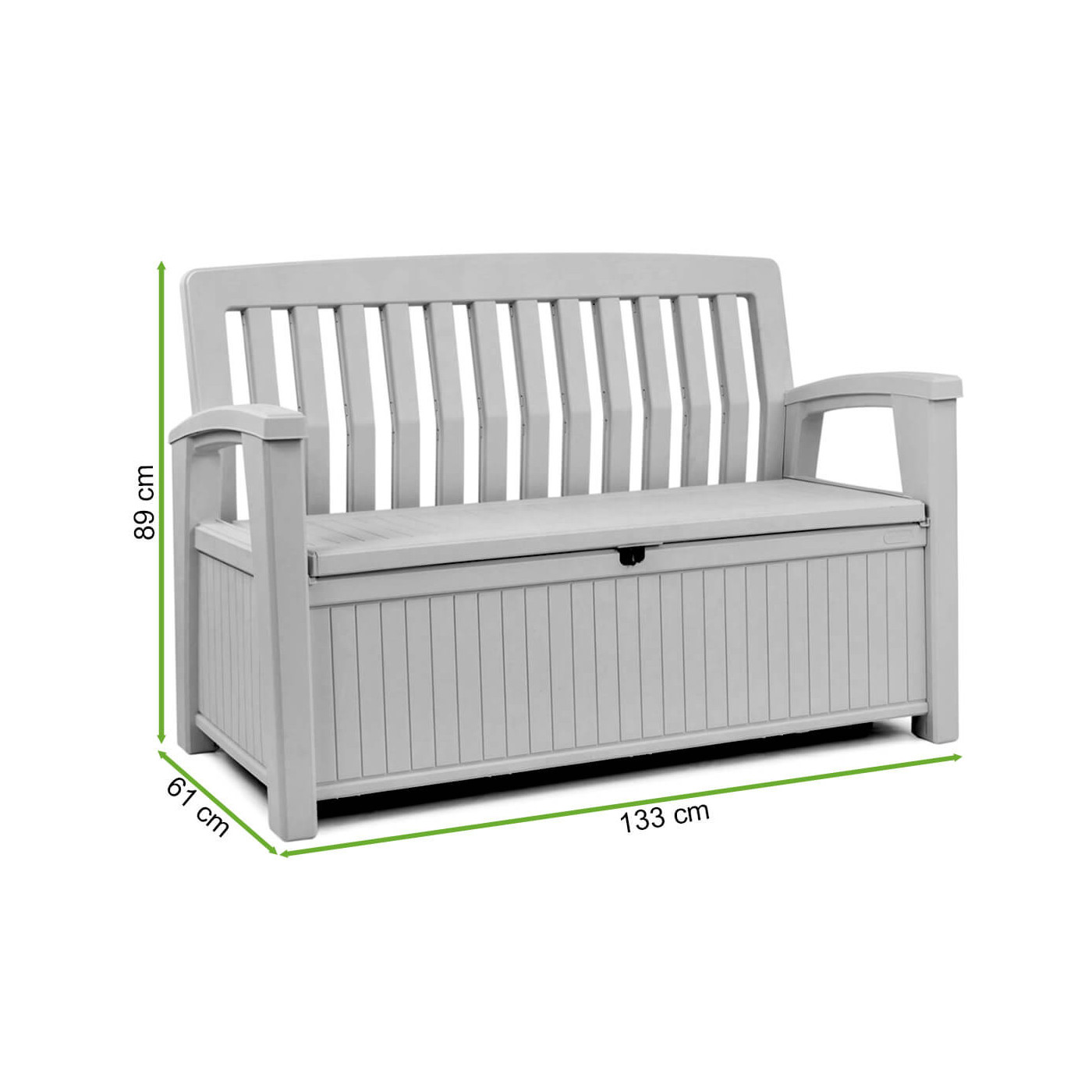 PATIO BENCH ŁAWKA/SKRZYNIA BROWN