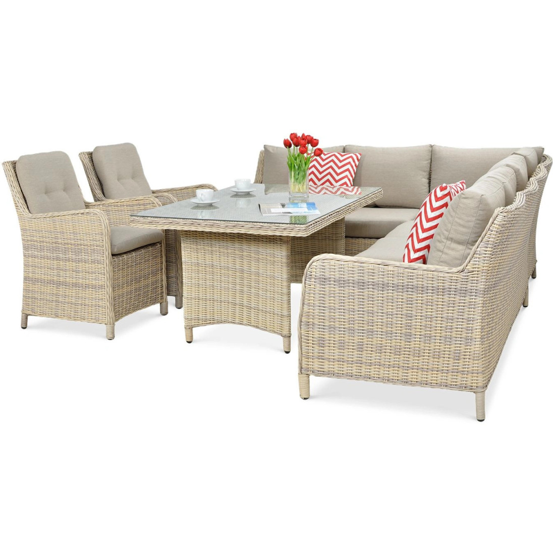 MARYLAND DINING CORNER SOFA BEIGE