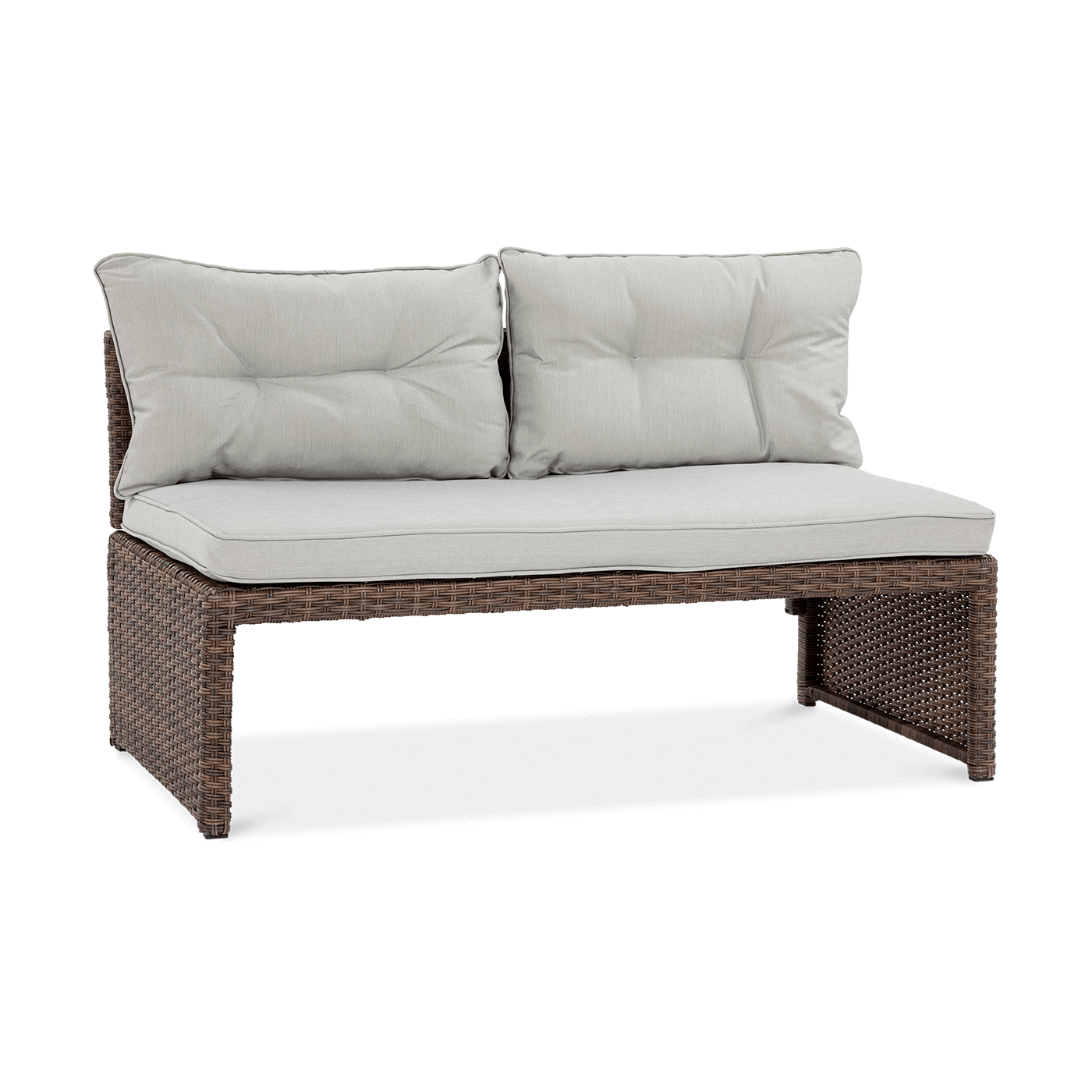 Naroznik technorattanowy Canvas Brown