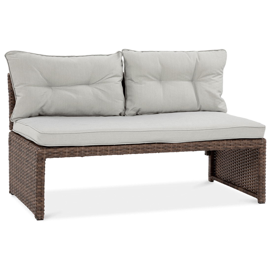 Naroznik technorattanowy Canvas Brown