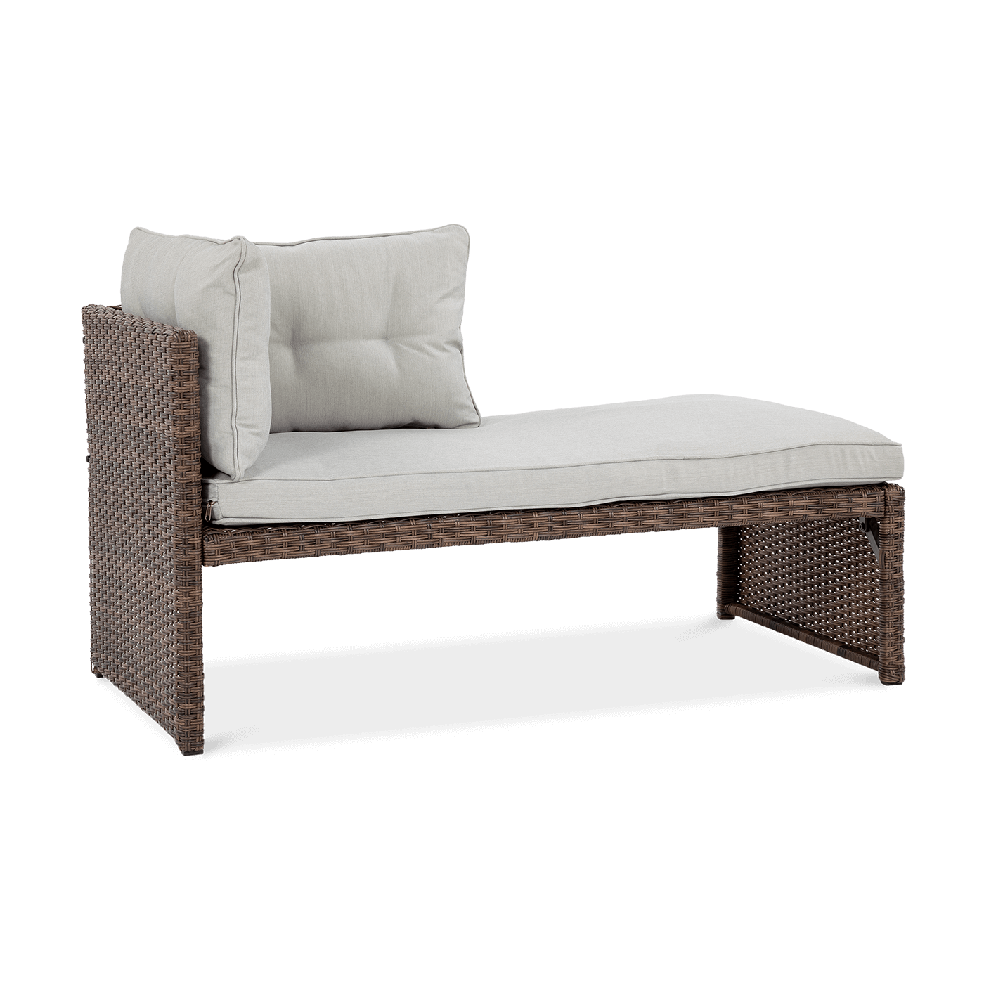 Naroznik technorattanowy Canvas Brown