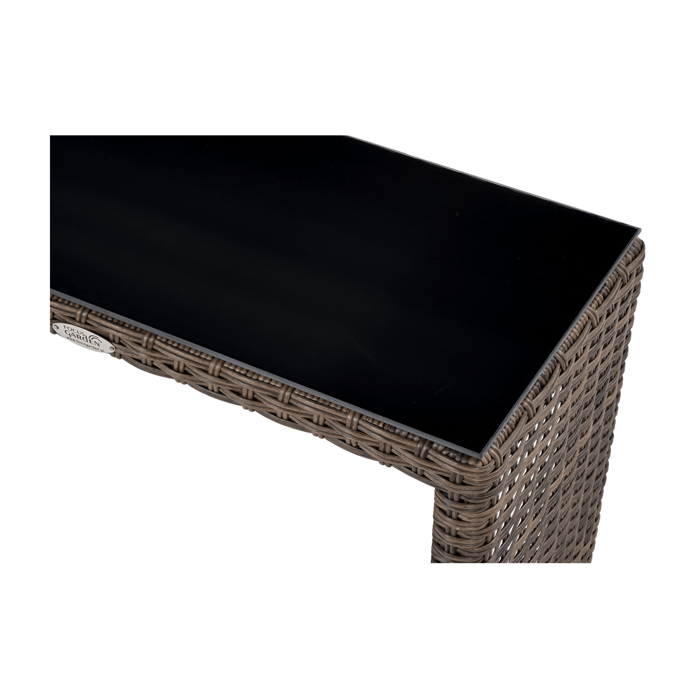 Naroznik technorattanowy Canvas Brown