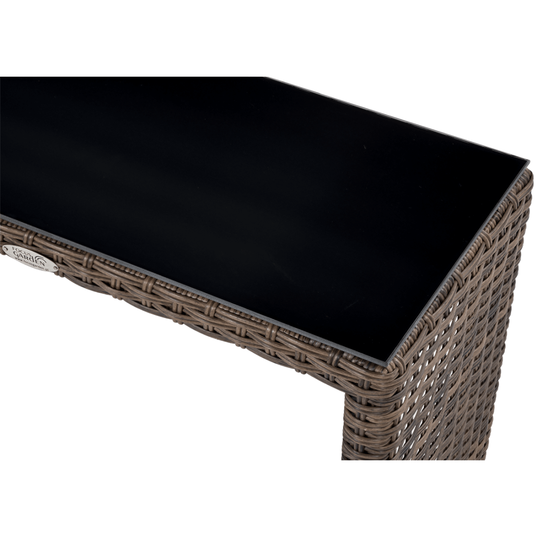 Naroznik technorattanowy Canvas Brown