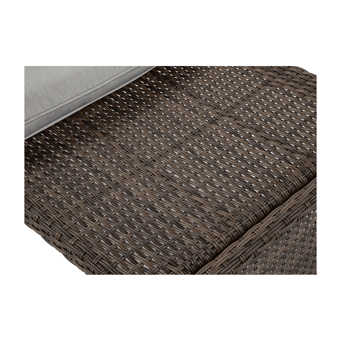 Naroznik technorattanowy Canvas Brown