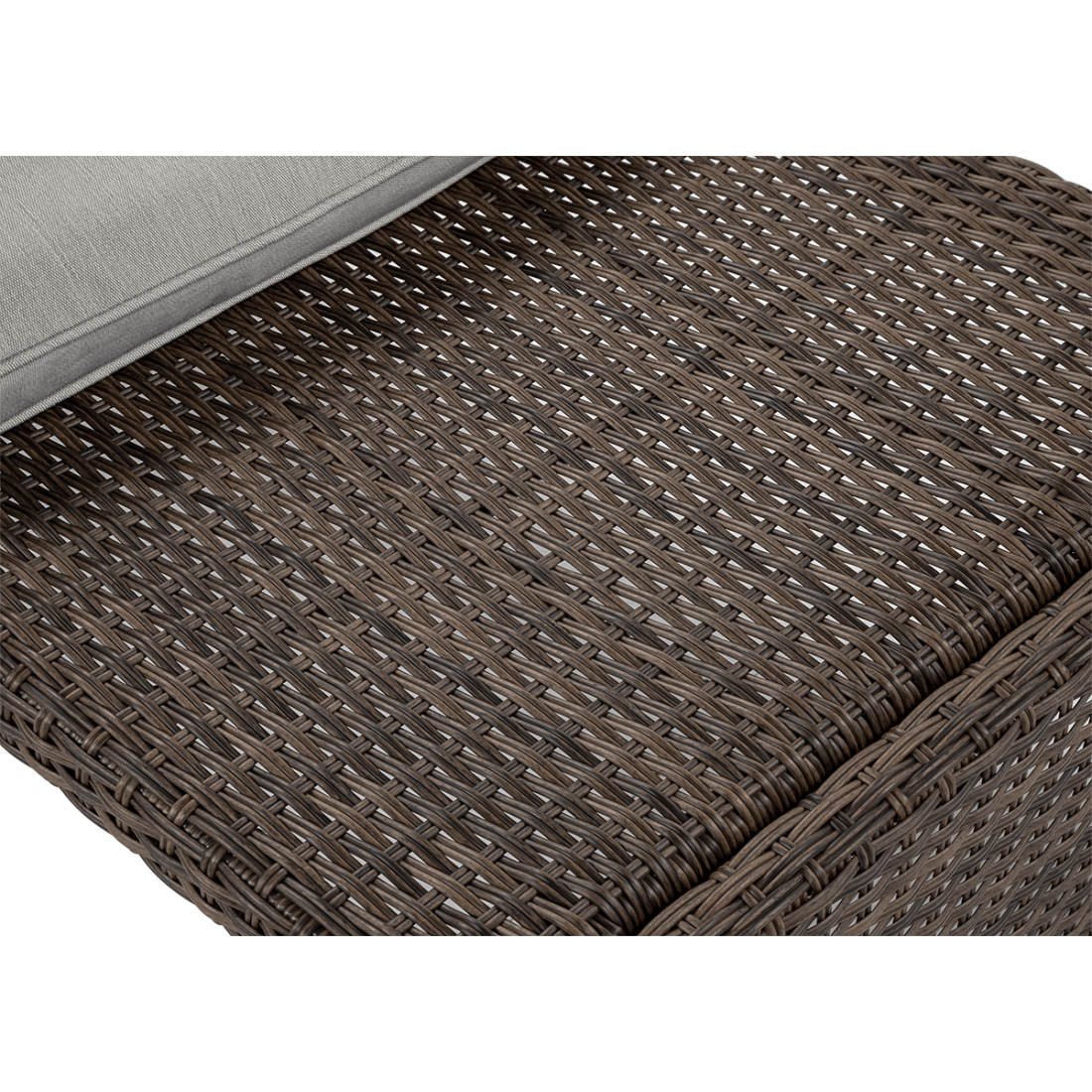 Naroznik technorattanowy Canvas Brown