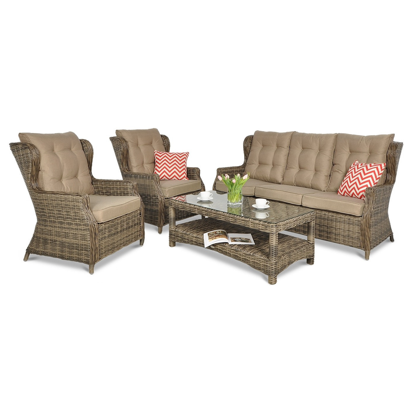 TRIVENTO III BROWN SET