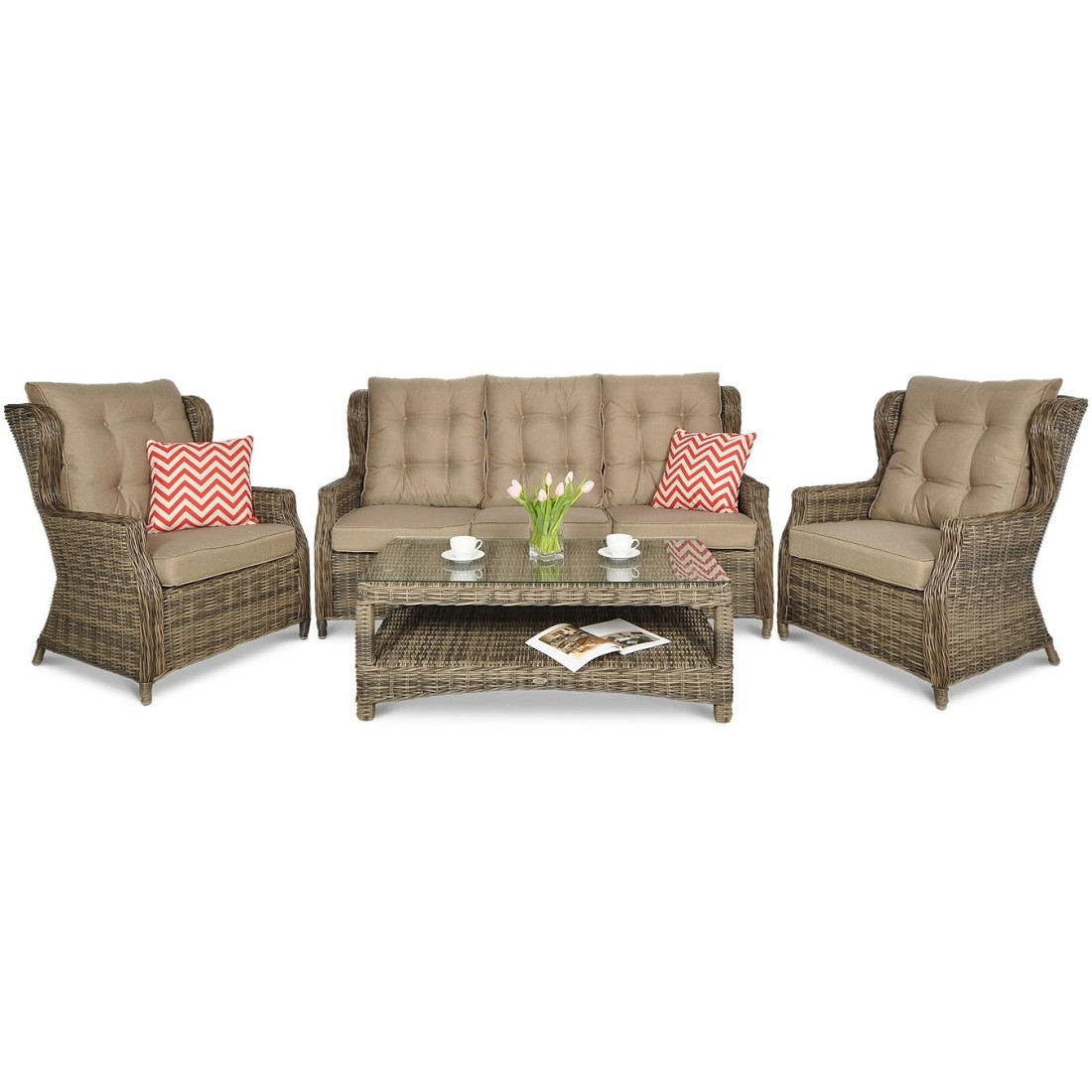 TRIVENTO III BROWN SET