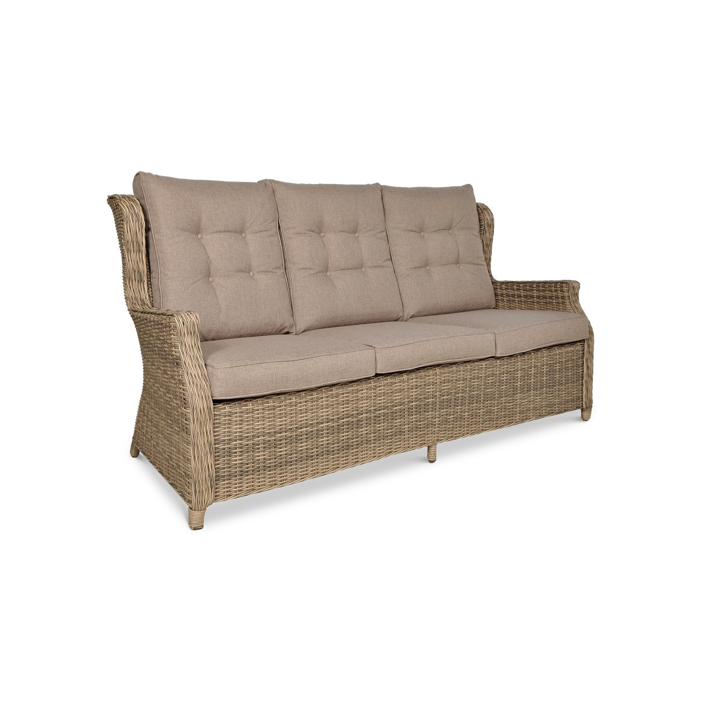 Meble ogrodowe technorattanowe Trivento Dining 3 Brown