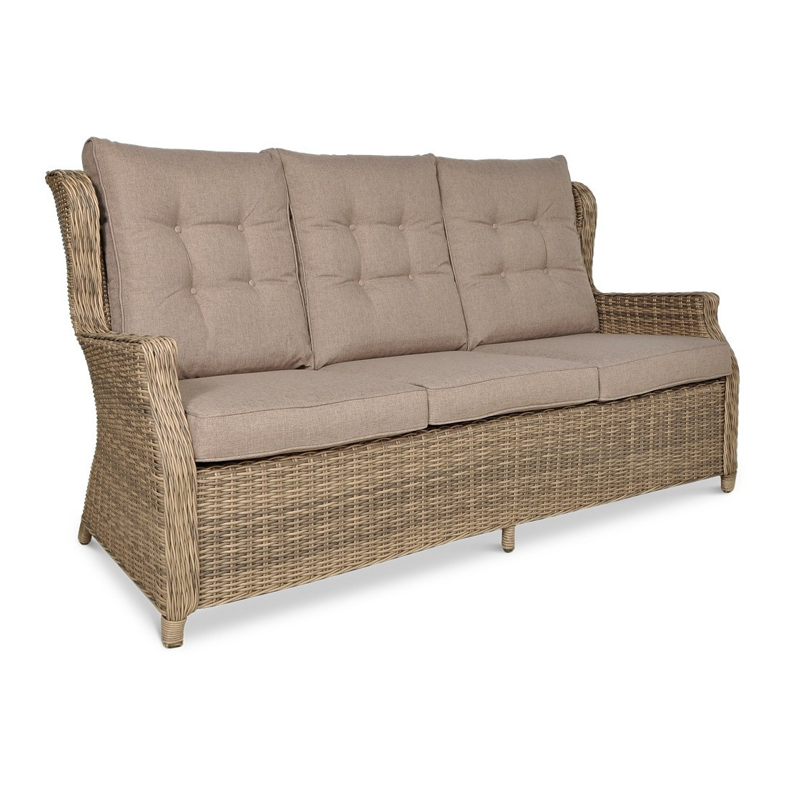 Meble ogrodowe technorattanowe Trivento Dining 3 Brown